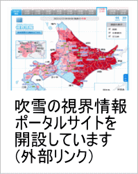 吹雪の視界情報ポータルサイトへのリンク