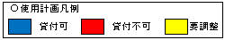 使用計画凡例